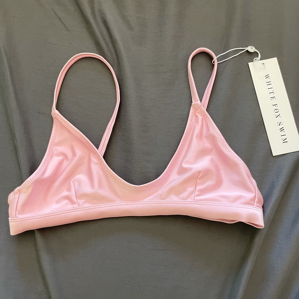 White Fox swim top- large